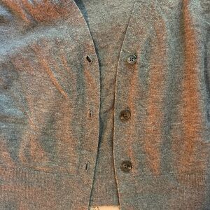 Grey Cardigan Button Up